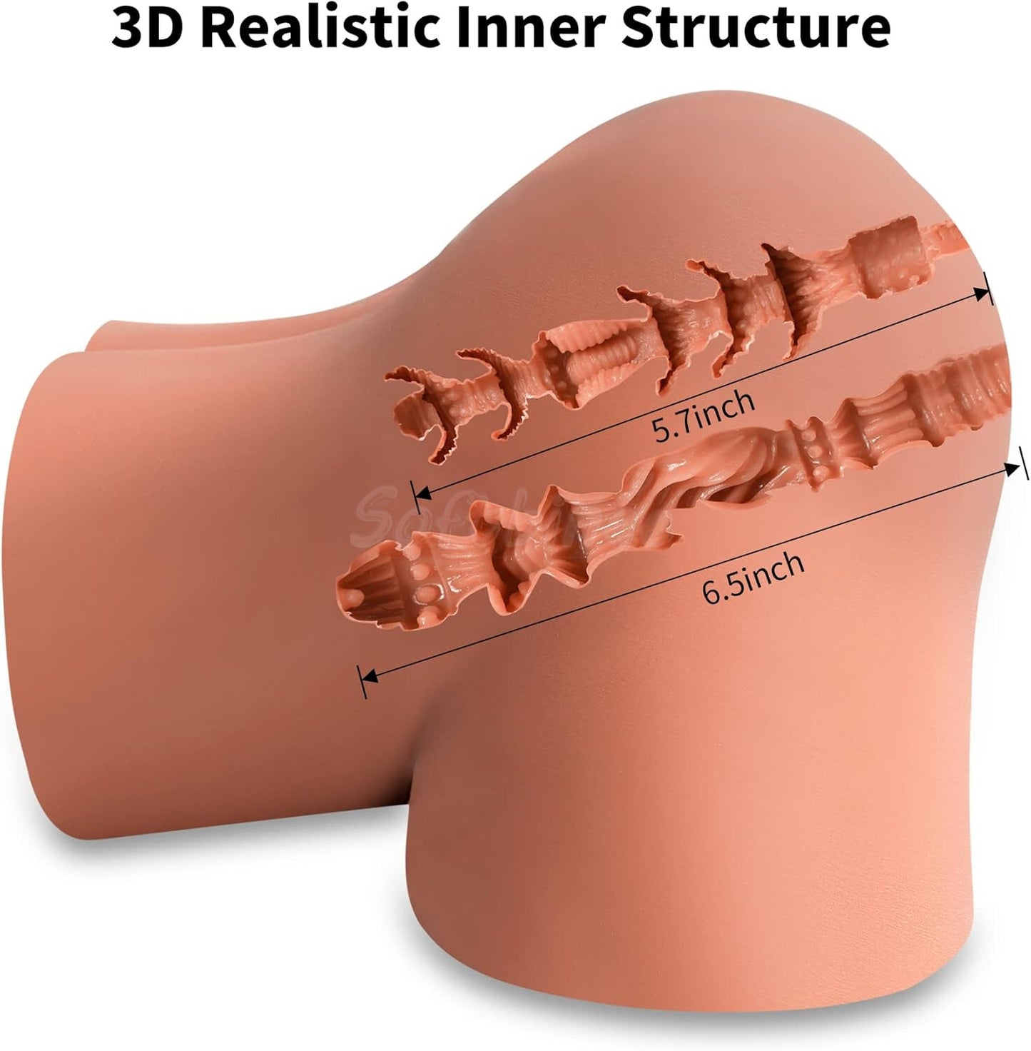 Lifelike SexDoll Torso Male Masturbator Stroker Pocket Pussy Butt Men’s Sex Toy-europe