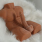 Riesiger, lebensechter männlicher Dildo-Sexdoll-Körper-Torso-Sexspielzeug für Erwachsene mit großem Penis für Frauen 